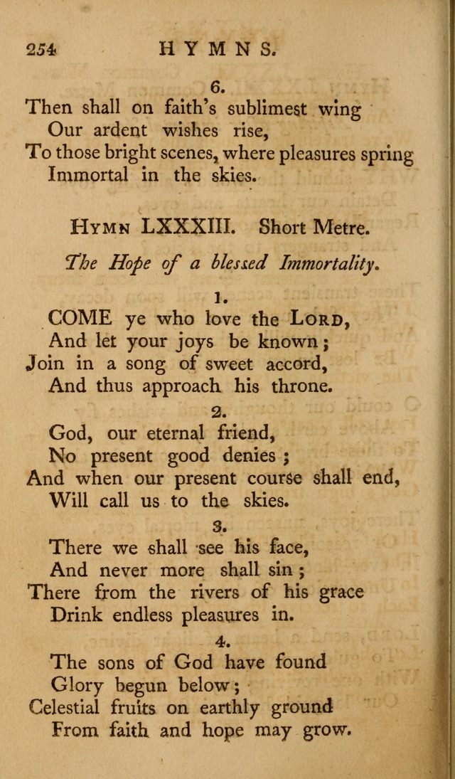 A Collection of Psalms and Hymns for Publick Worship (2nd ed.) page 254