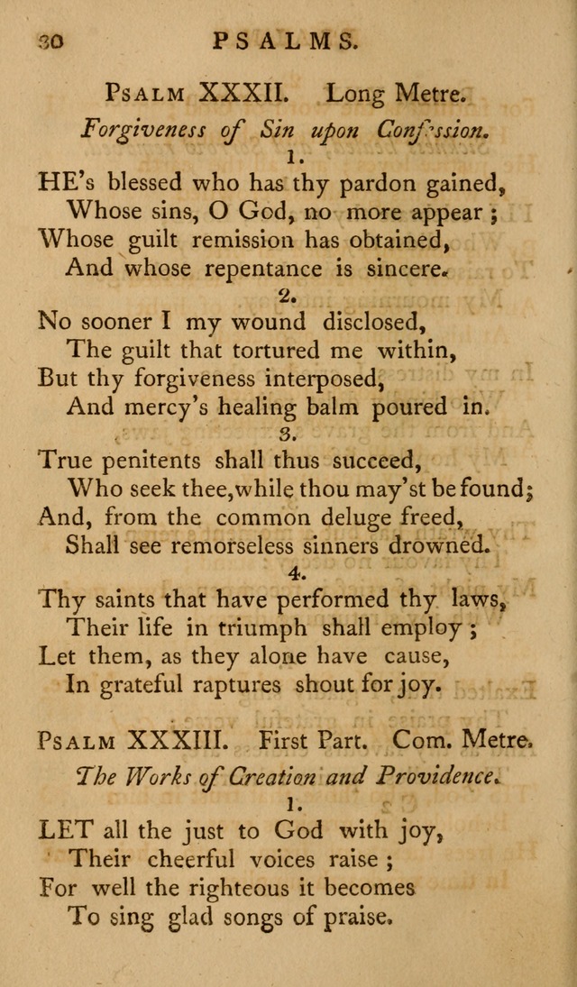 A Collection of Psalms and Hymns for Publick Worship (2nd ed.) page 30