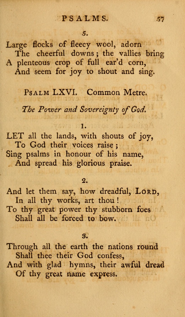 A Collection of Psalms and Hymns for Publick Worship (2nd ed.) page 57