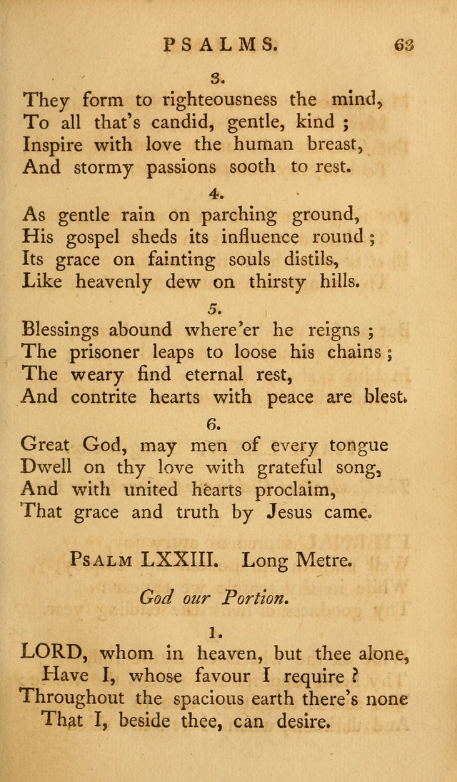 A Collection of Psalms and Hymns for Publick Worship (2nd ed.) page 63