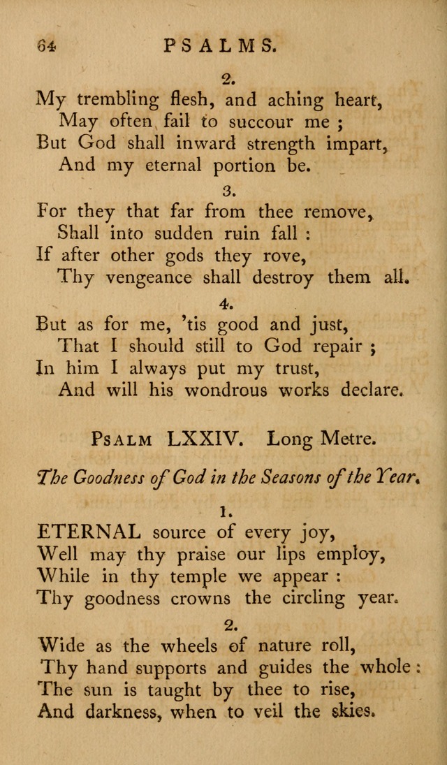 A Collection of Psalms and Hymns for Publick Worship (2nd ed.) page 64