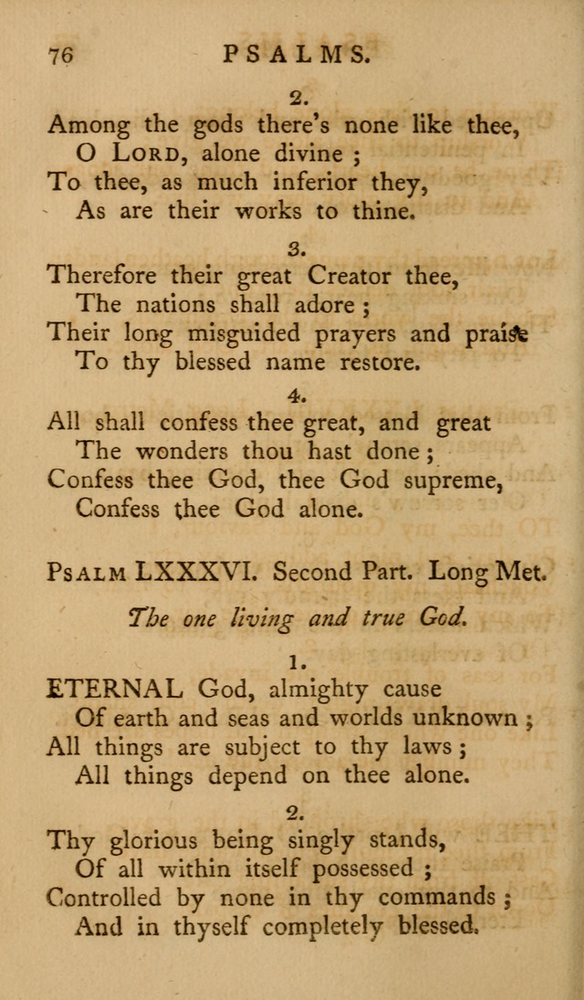 A Collection of Psalms and Hymns for Publick Worship (2nd ed.) page 76