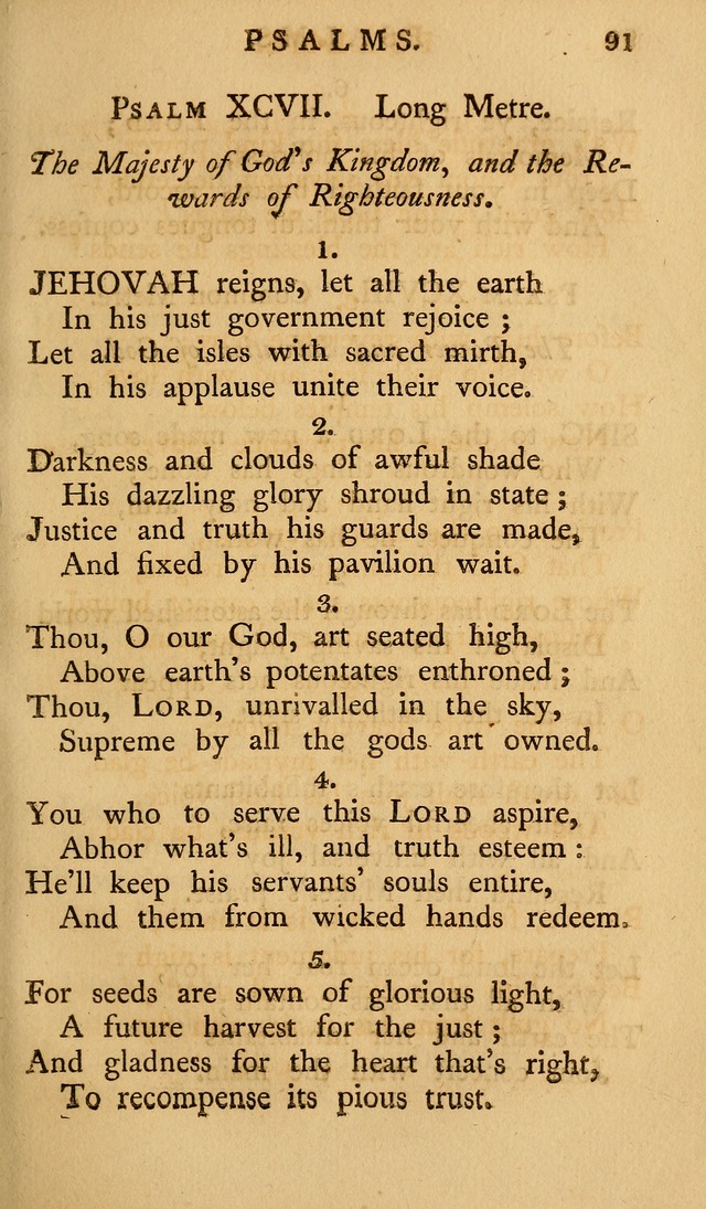 A Collection of Psalms and Hymns for Publick Worship (2nd ed.) page 91