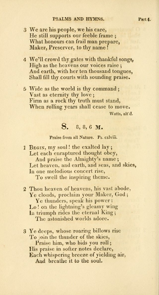 A Collection of Psalms and Hymns, for Social and Private Worship page 19