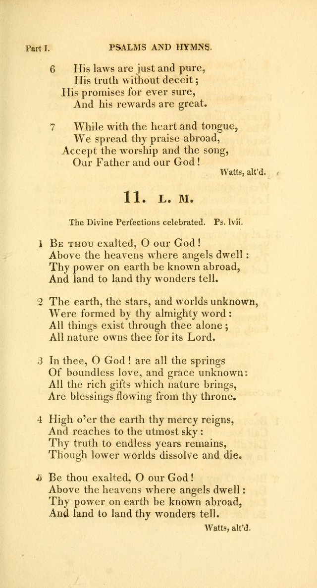 A Collection of Psalms and Hymns, for Social and Private Worship page 22