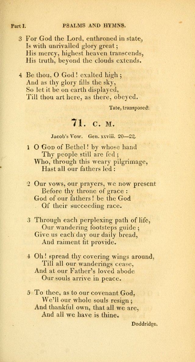 A Collection of Psalms and Hymns, for Social and Private Worship page 70
