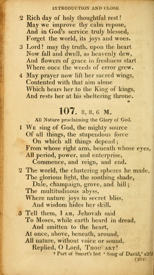 A Collection of Psalms and hymns, for social and private worship page 113