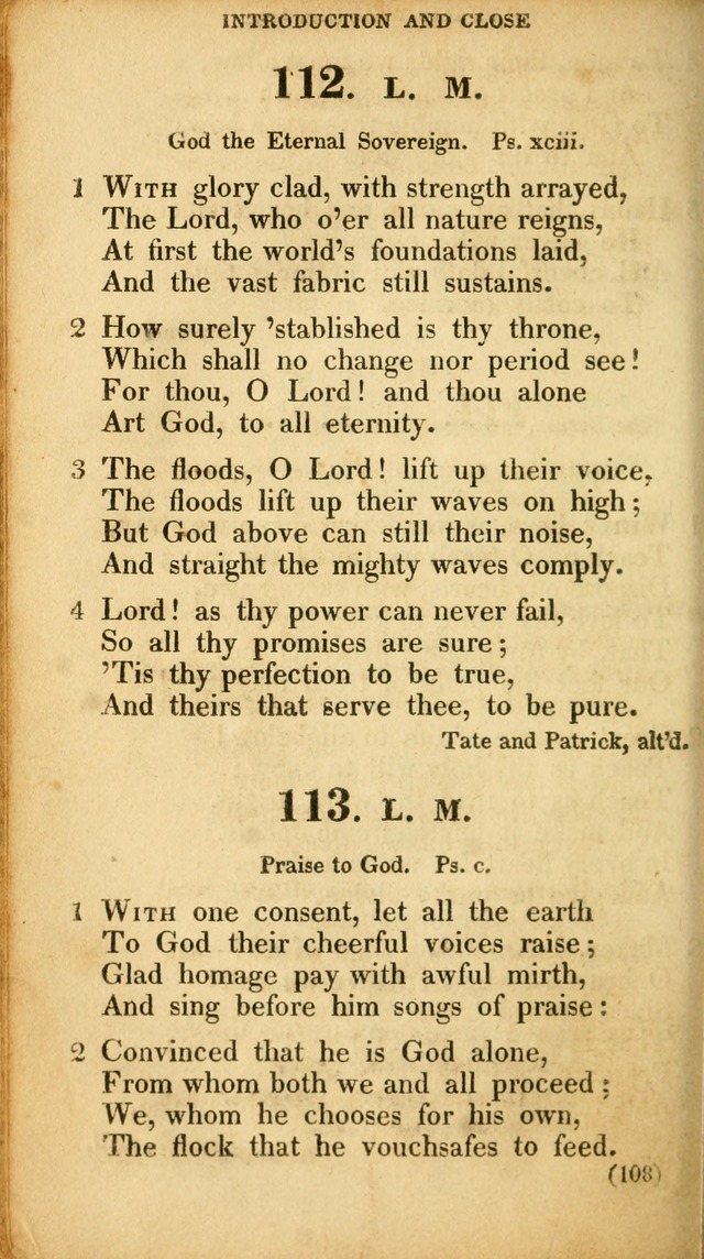 A Collection of Psalms and hymns, for social and private worship page 117