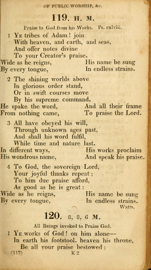 A Collection of Psalms and hymns, for social and private worship page 122