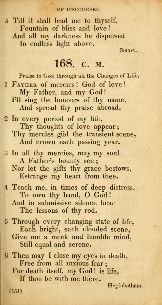 A Collection of Psalms and hymns, for social and private worship page 160