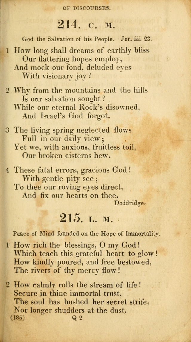 A Collection of Psalms and hymns, for social and private worship page 194