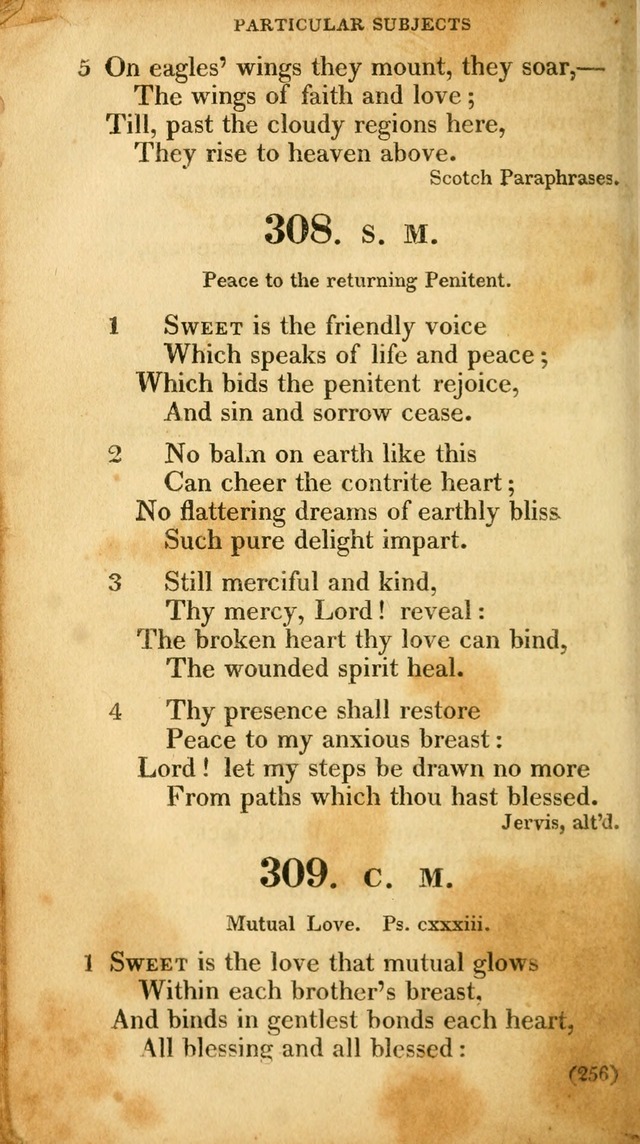 A Collection of Psalms and hymns, for social and private worship page 265