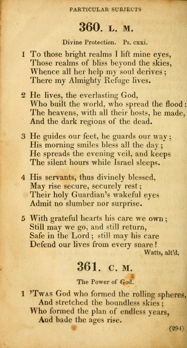 A Collection of Psalms and hymns, for social and private worship page 303