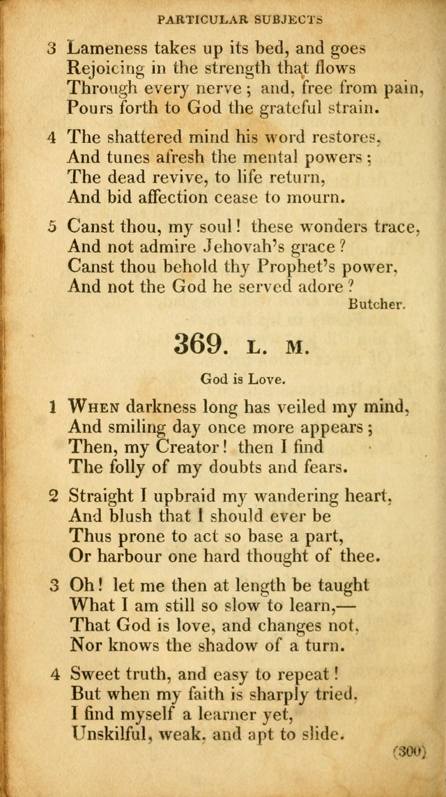A Collection of Psalms and hymns, for social and private worship page 309