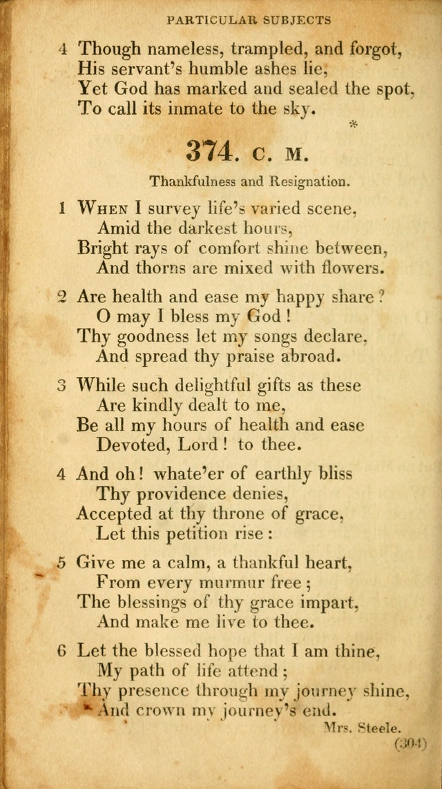 A Collection of Psalms and hymns, for social and private worship page 313