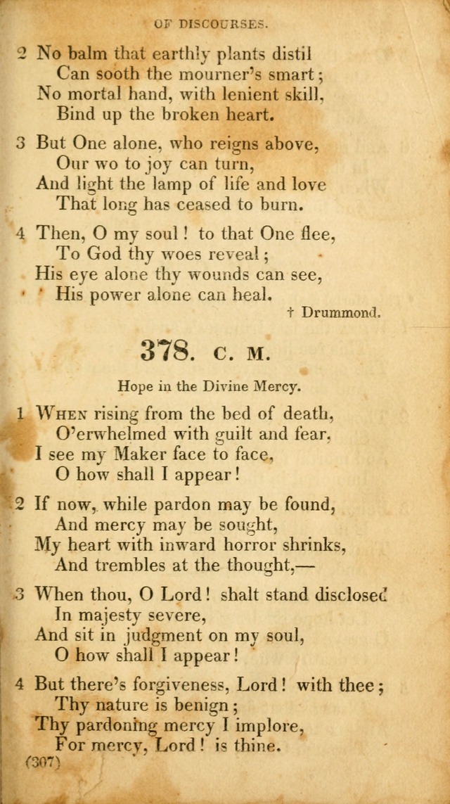 A Collection of Psalms and hymns, for social and private worship page 316