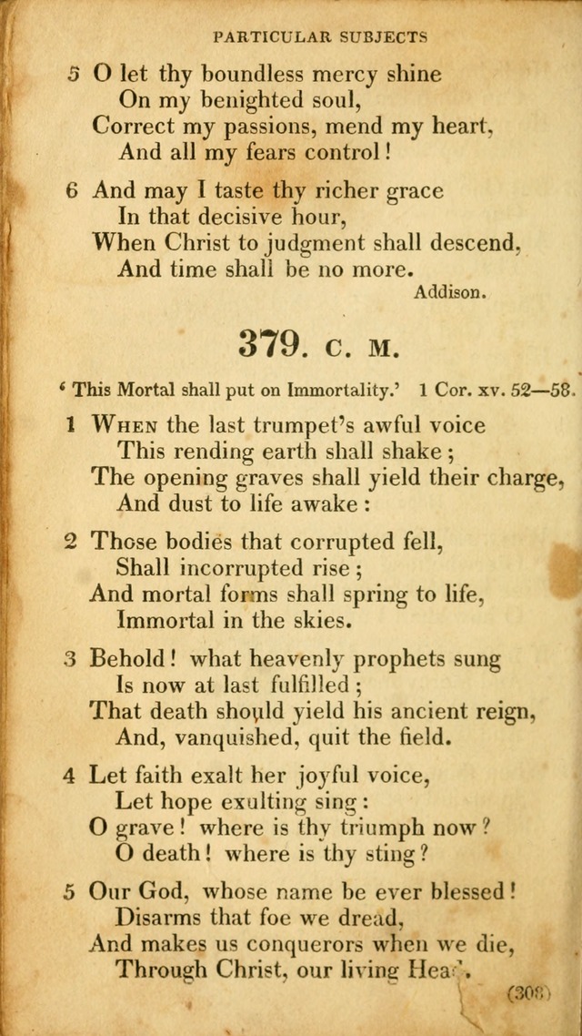 A Collection of Psalms and hymns, for social and private worship page 317