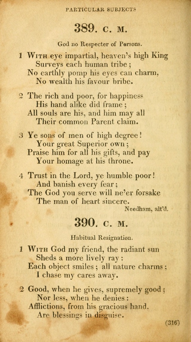 A Collection of Psalms and hymns, for social and private worship page 325