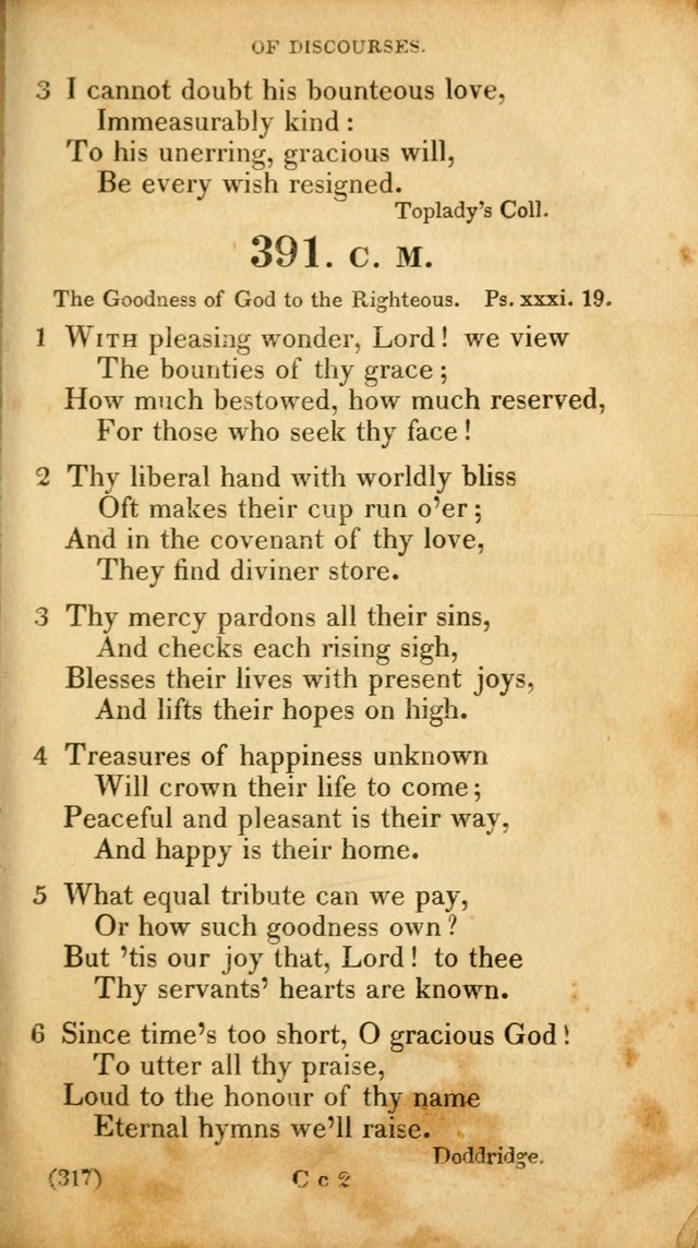A Collection of Psalms and hymns, for social and private worship page 326