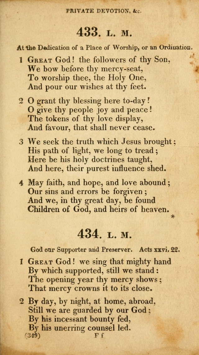 A Collection of Psalms and hymns, for social and private worship page 358