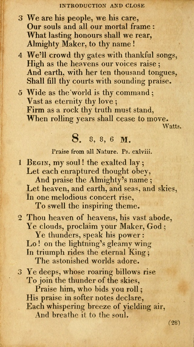 A Collection of Psalms and hymns, for social and private worship page 37