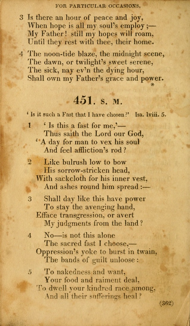 A Collection of Psalms and hymns, for social and private worship page 371