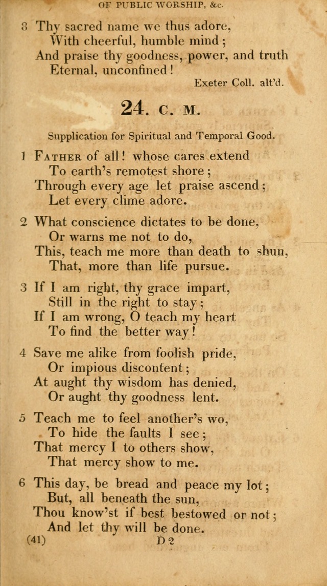 A Collection of Psalms and hymns, for social and private worship page 50