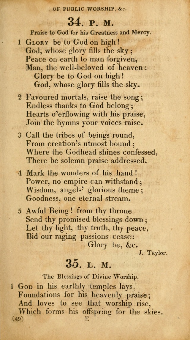 A Collection of Psalms and hymns, for social and private worship page 58