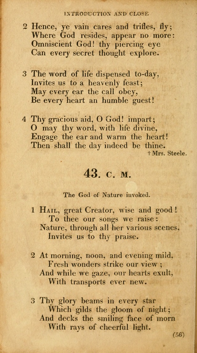 A Collection of Psalms and hymns, for social and private worship page 65