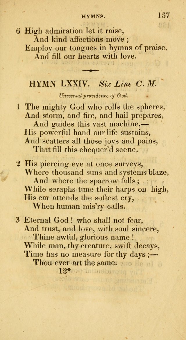 A Collection of Psalms and Hymns for Social and Private Worship page 137