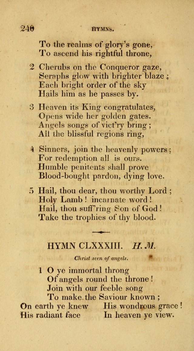 A Collection of Psalms and Hymns for Social and Private Worship page 240