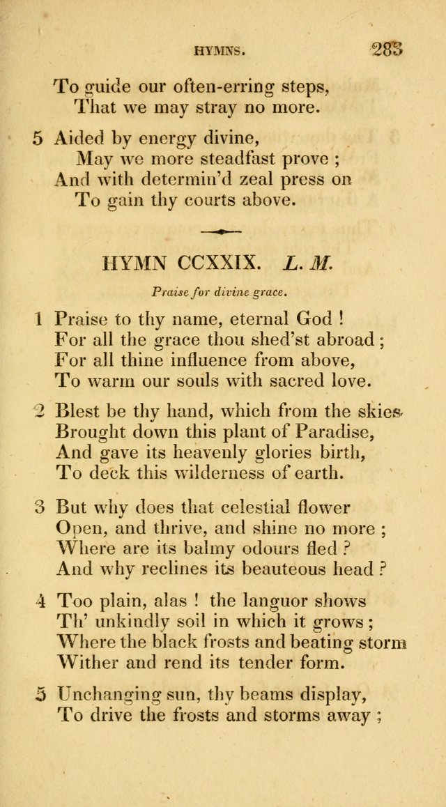 A Collection of Psalms and Hymns for Social and Private Worship page 283