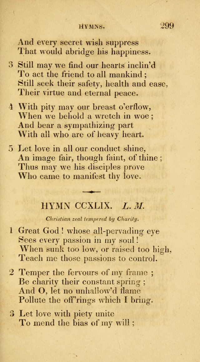 A Collection of Psalms and Hymns for Social and Private Worship page 299