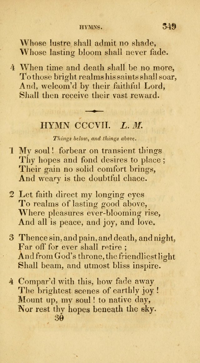 A Collection of Psalms and Hymns for Social and Private Worship page 349