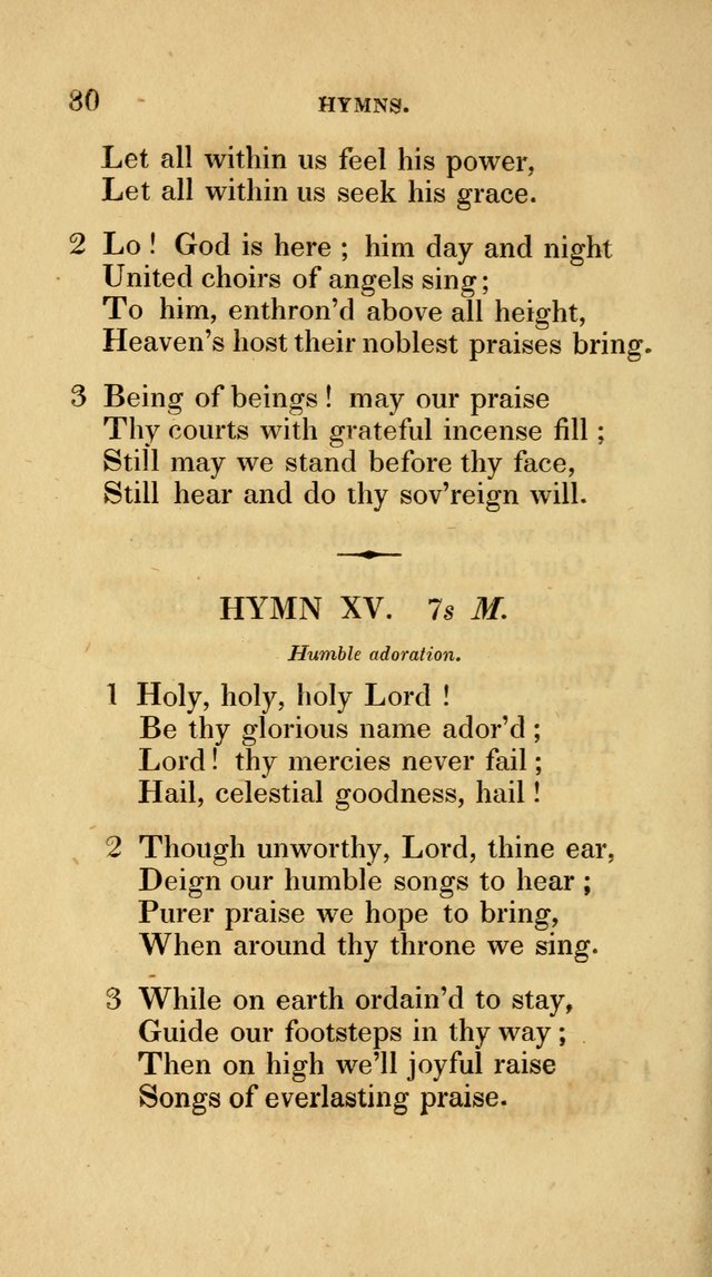 A Collection of Psalms and Hymns for Social and Private Worship page 80