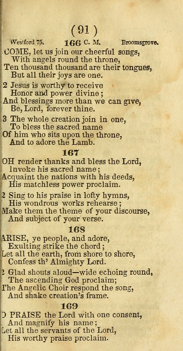 A Collection of Psalms, Hymns, and Spiritual Songs: with the music of Mason