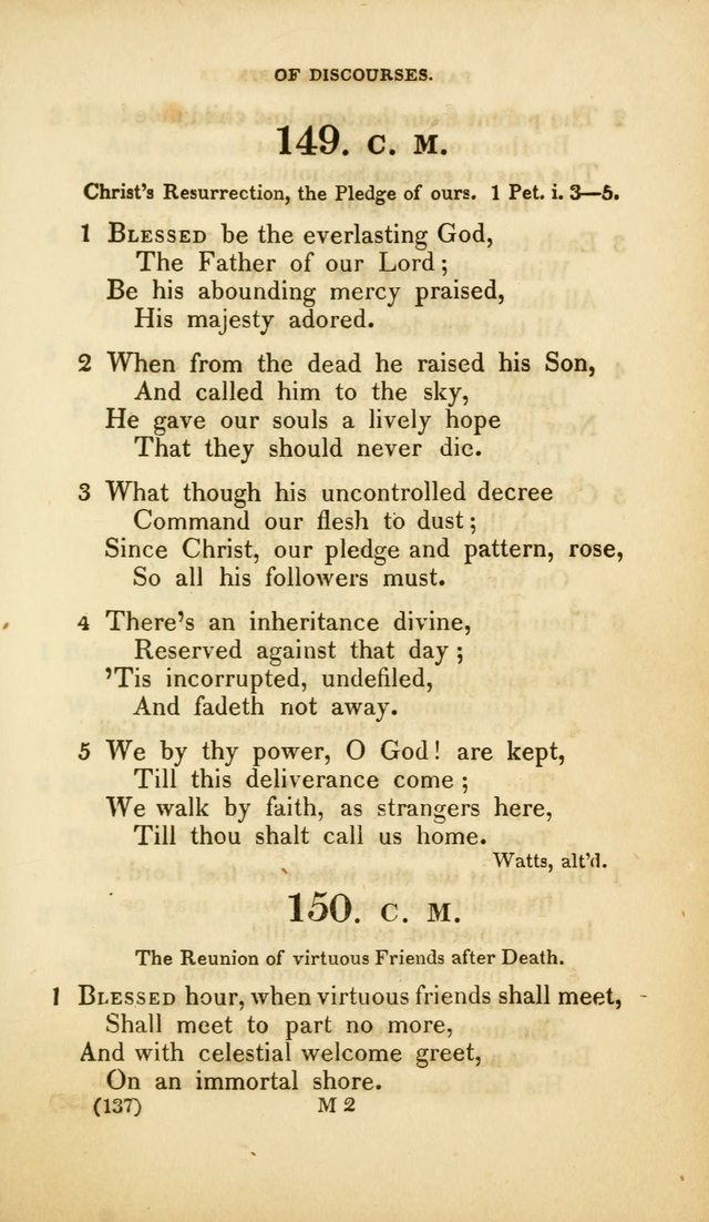 A Collection of Psalms and Hymns, for Social and Private Worship (Rev. ed.  with supplement) page 138
