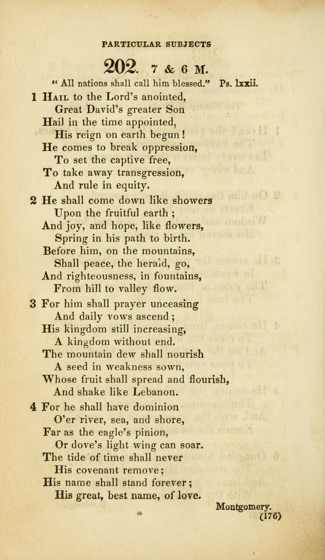 A Collection of Psalms and Hymns, for Social and Private Worship (Rev. ed.  with supplement) page 177