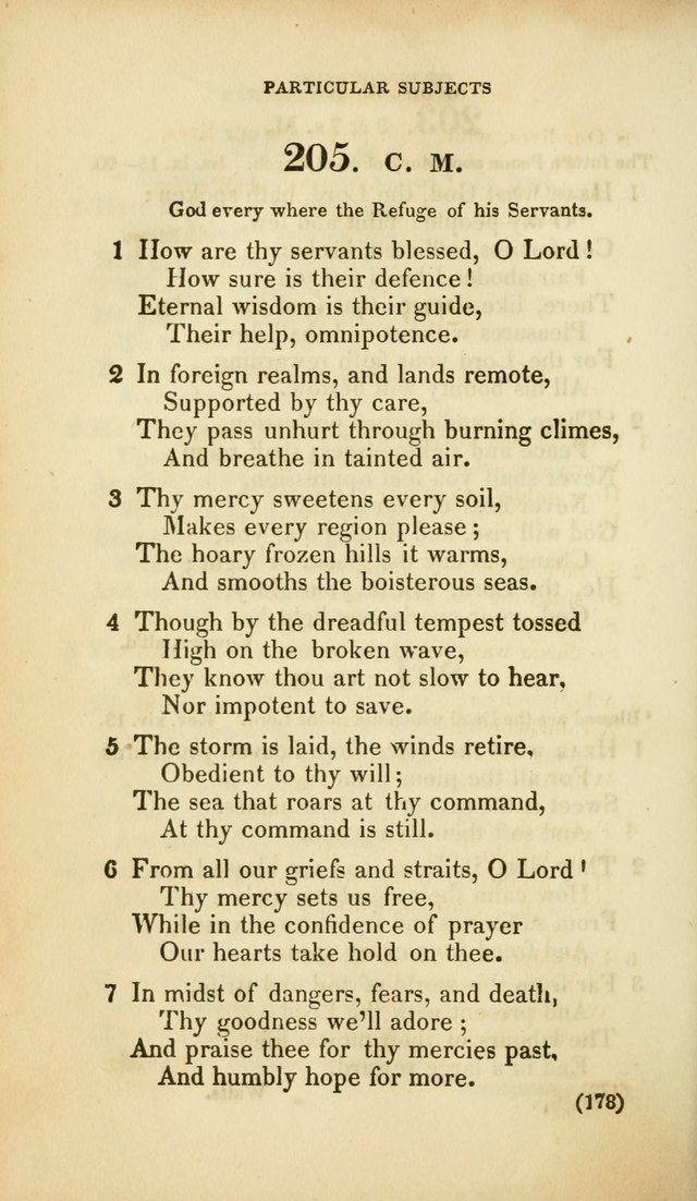 A Collection of Psalms and Hymns, for Social and Private Worship (Rev. ed.  with supplement) page 179