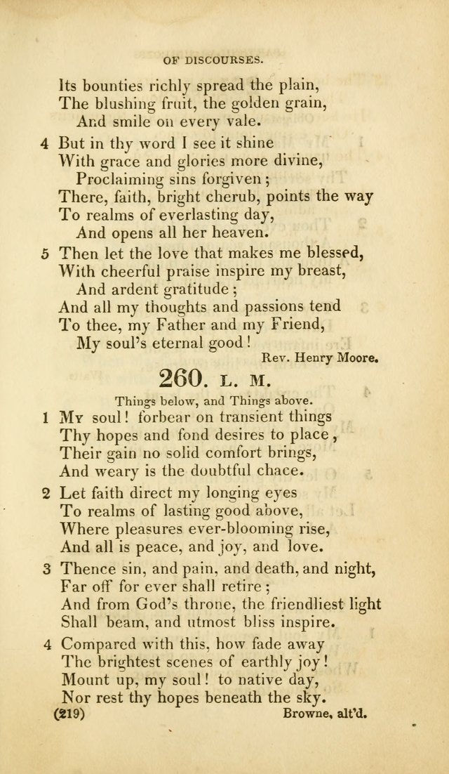 A Collection of Psalms and Hymns, for Social and Private Worship (Rev. ed.  with supplement) page 220