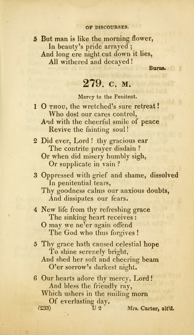 A Collection of Psalms and Hymns, for Social and Private Worship (Rev. ed.  with supplement) page 234