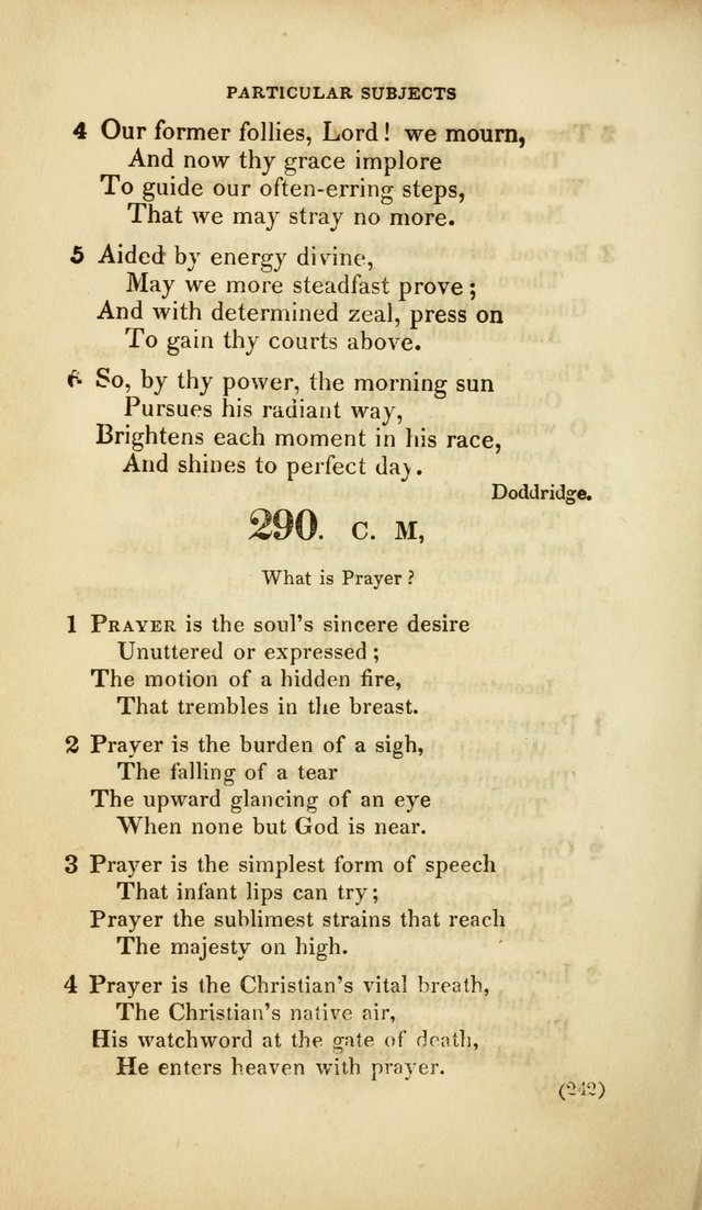 A Collection of Psalms and Hymns, for Social and Private Worship (Rev. ed.  with supplement) page 243