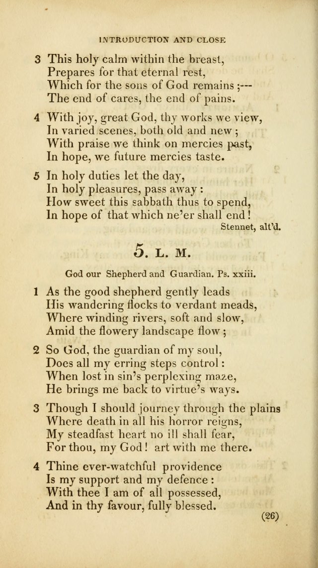 A Collection of Psalms and Hymns, for Social and Private Worship (Rev. ed.  with supplement) page 27