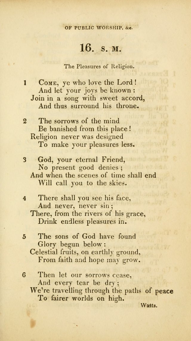 A Collection of Psalms and Hymns, for Social and Private Worship (Rev. ed.  with supplement) page 36