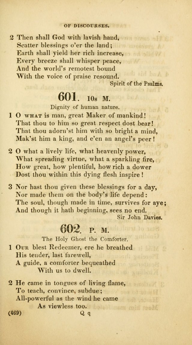 A Collection of Psalms and Hymns, for Social and Private Worship (Rev. ed.  with supplement) page 470