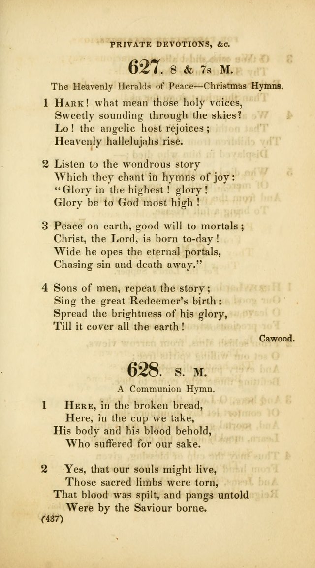 A Collection of Psalms and Hymns, for Social and Private Worship (Rev. ed.  with supplement) page 488