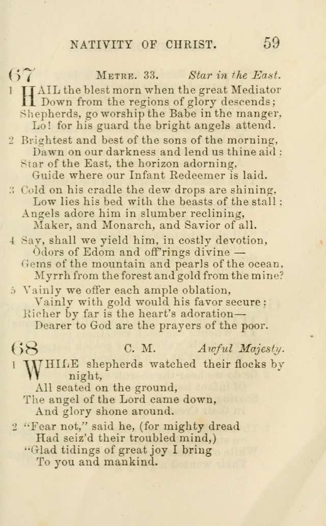 A Collection of Psalms, Hymns, and Spiritual Songs: suited to the various occasions of public worship and private devotion of the church of Christ: with an appendix of  German hymns page 57