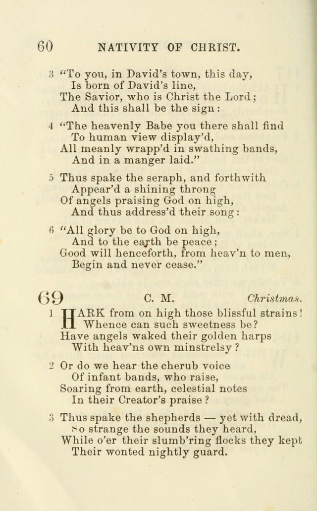 A Collection of Psalms, Hymns, and Spiritual Songs: suited to the various occasions of public worship and private devotion of the church of Christ: with an appendix of  German hymns page 58
