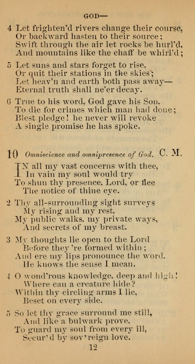 A Collection of Psalms, Hymns and Spiritual Songs; suited to the various kinds of Christian worship; and especially designed for and adapted to the Fraternity of the Brethren... page 19