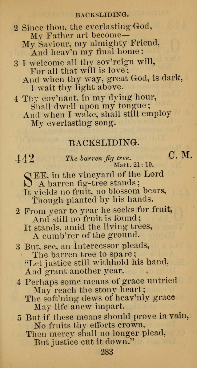 A Collection of Psalms, Hymns and Spiritual Songs; suited to the various kinds of Christian worship; and especially designed for and adapted to the Fraternity of the Brethren... page 290